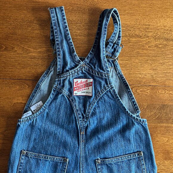 Carhartt blue denim overalls 6 - Picture 6 of 12